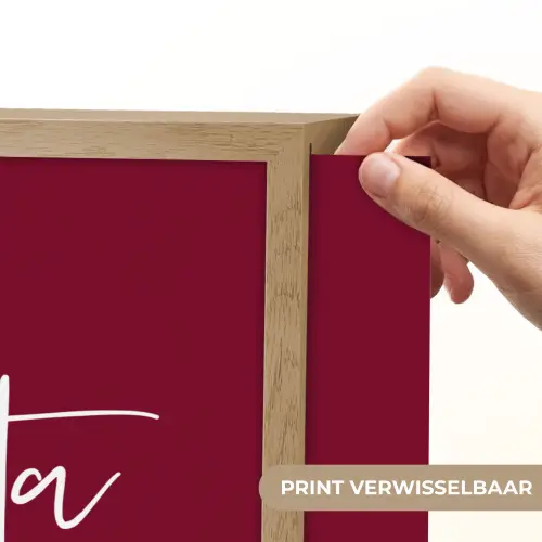 Santa - Wine - Rood - Kerst - Kerstman Light Box met batterij (Wandlamp) middel -USP_websiteprintNL