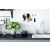 Goud - Rechthoeken - Cirkels - Abstract Muursticker klein -keuken