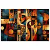 Figuren - Abstract - Symbolen poster papier klein -3d