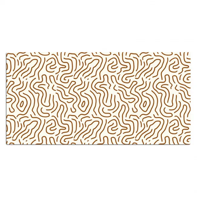 Bureau onderlegger - Minimalistisch - Patroon - Terracotta