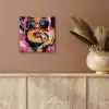 Portret - Vrouw - Abstract - Zonnebril aluminium wit klein -sfeer4