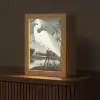 Reiger - Planten - Wolken - Wit Light Box met kabel (Tafellamp) klein -z3d_website