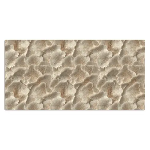 Waaierstructuren - Beige - Vezeltextuur Muismat XXL klein 681 -3d_leeg