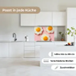 Eieren - Bloem - Roze keuken achterwand 2 middel -sfeer4_DE