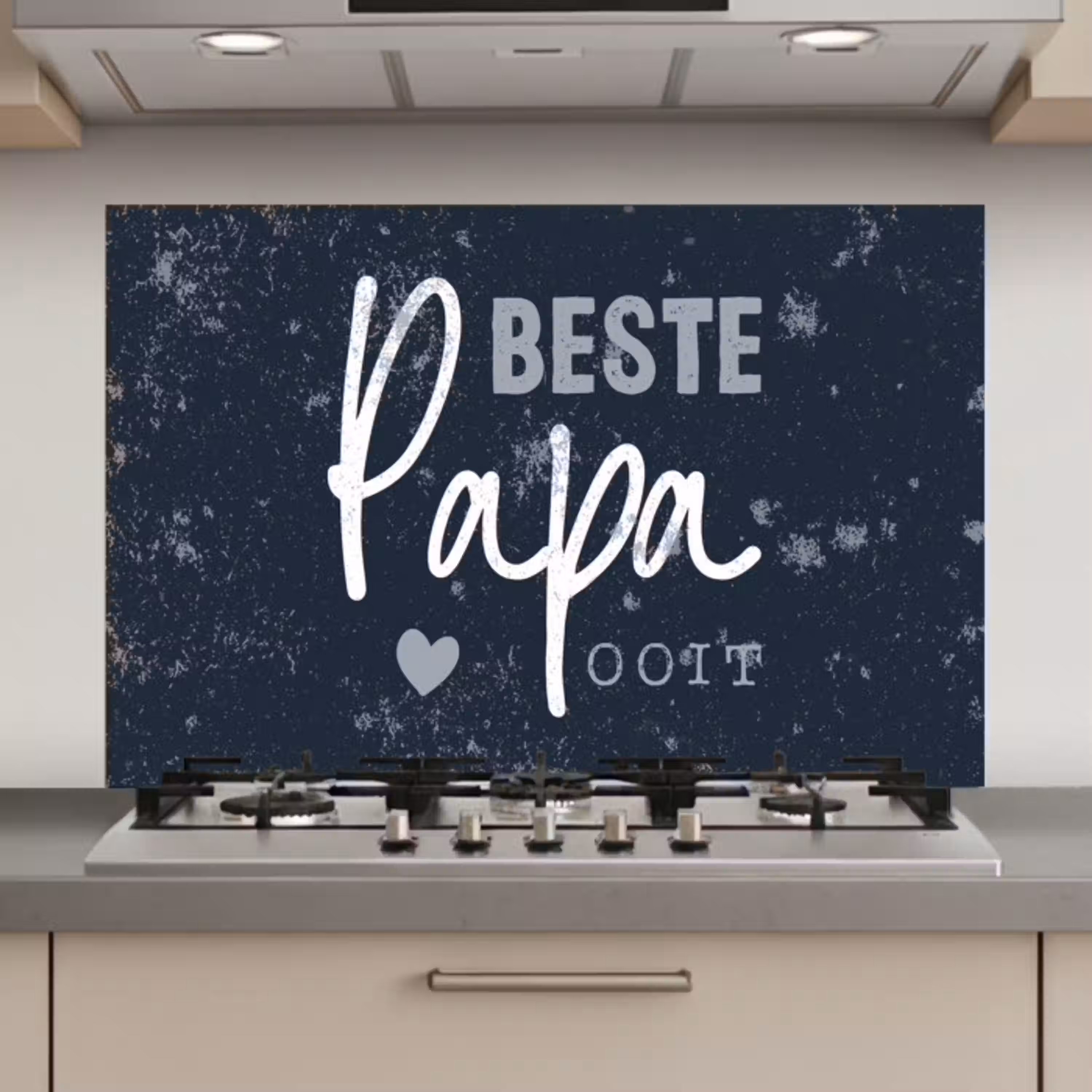Cadeau voor man - Quote - Vaderdag - Beste papa ooit - Spreuken keuken achterwand spatscherm klein -3d_website