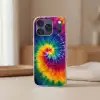 Regenboogkleuren - Spiraal - Kleurrijk Telefoonhoesje iPhone 17 Pro klein -sfeer2