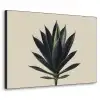 Agaveplant - Symmetrisch - Groen Textielframe - compleet frame klein -3d