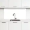 Zuivere Witheid keuken achterwand 2 middel -3d