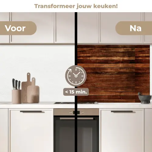 Hardhout - Robuust - Patronen keuken achterwand 2 middel 871 -voor-na2_NL
