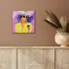 Zonnebril - Vrouw - Jas - Veren aluminium wit klein -sfeer4
