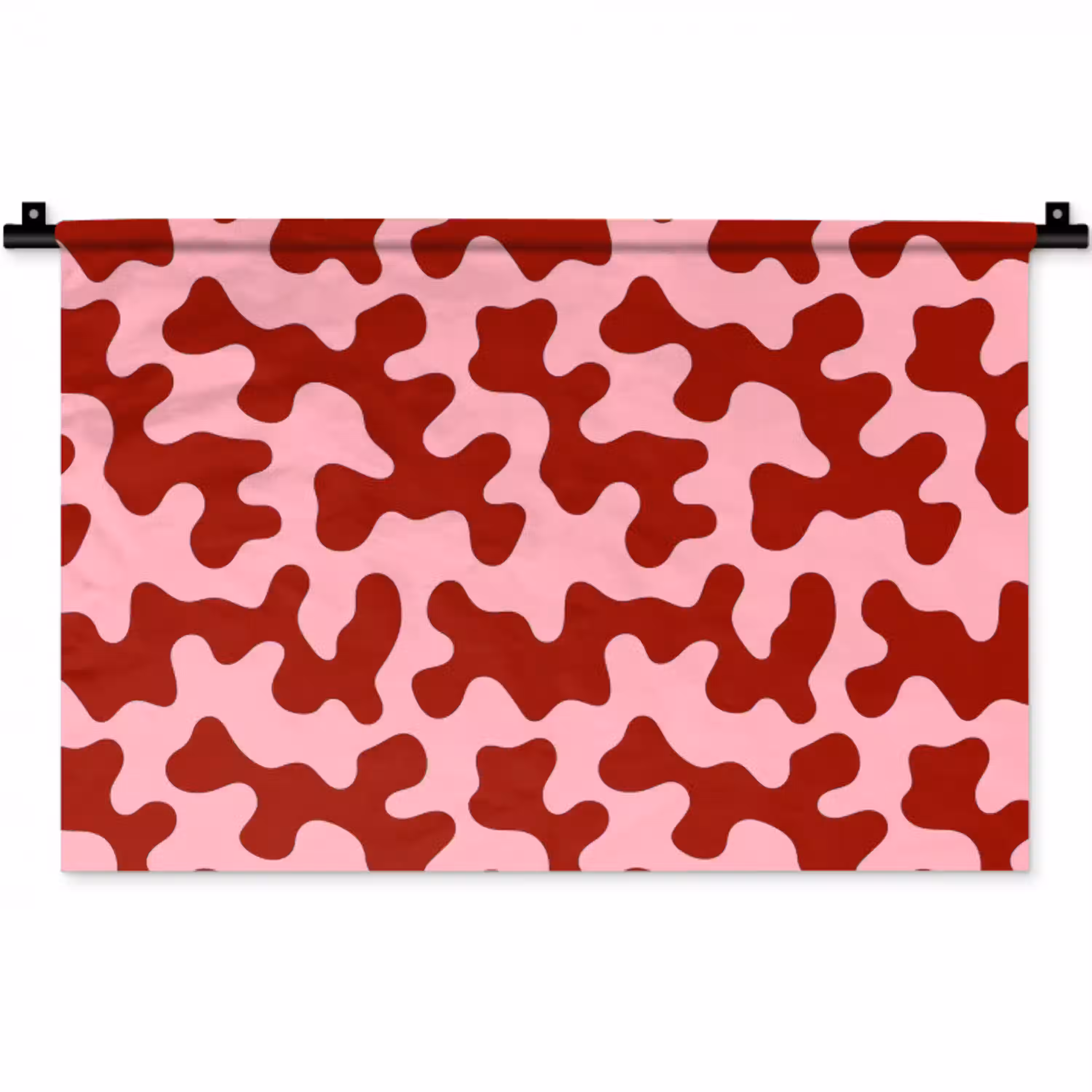 Modern - Abstract - Rood Wandkleed katoen klein 269 -zz3d