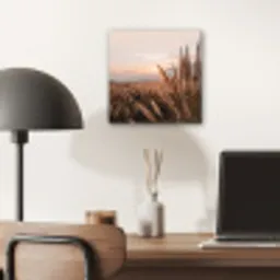 Gras - Veld - Zon - Natuur aluminium wit klein -sfeer5