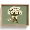Lint - Boeket - Groen - Quote Dienblad Rechthoek middel -z3d_shopping