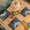 Vrouw - Pasta - Zonnebril Placemat vinyl groot -zzsfeer5_Kitchenyeah-website