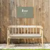 Spreuken - Knus plekje - Tekst - Zomer Tuinposter op houten frame 2 cm dik klein -sfeer4