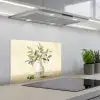 Vaas - Keramiek - Olijftakken keuken achterwand spatscherm klein -3d_schuin