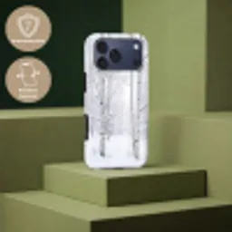 Berkenbomen - Sneeuw - Winter - Bos - Wit Toughcase MagSafe Apple iPhone 17 Pro Max klein -USP_PrintM_NL