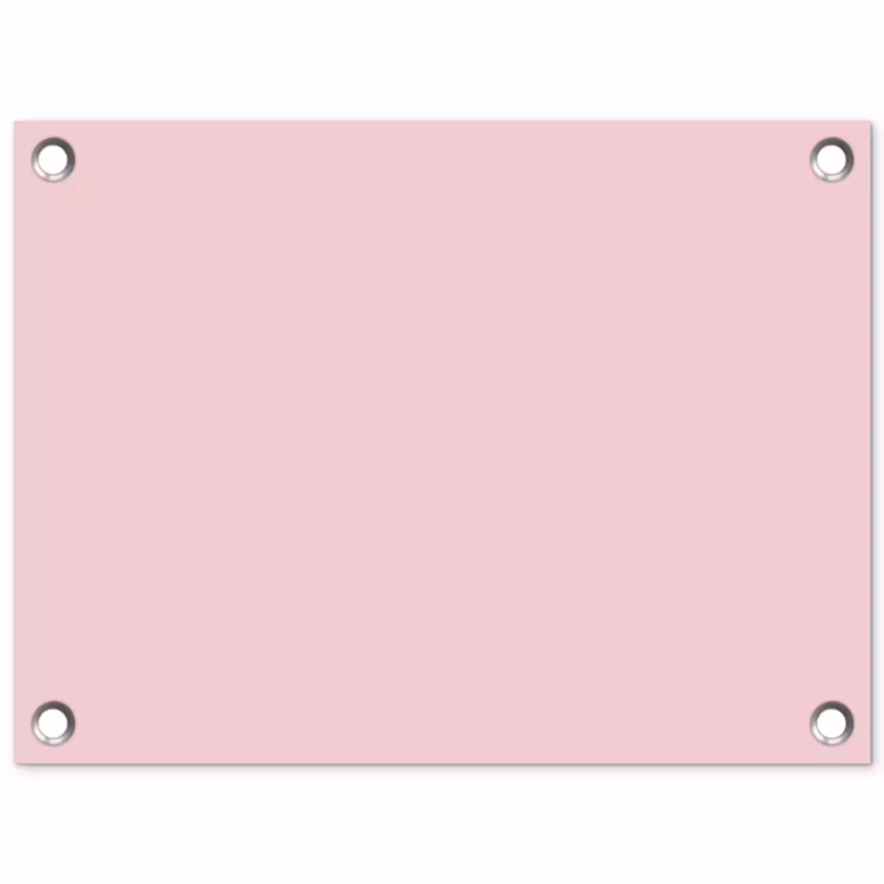 Blush - Pink - Roze tuinposter los doek klein 239 -3d