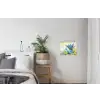 Lavendelbloemen - Quote - Gieter textielposter latten blank klein -woonkamer