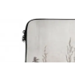 Weidebloemen - Design - Sepia laptophoes neopreen klein -detail