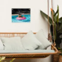 Zwemband - Capibara - Zonnebril - Water tuinposter los doek klein -sfeer7