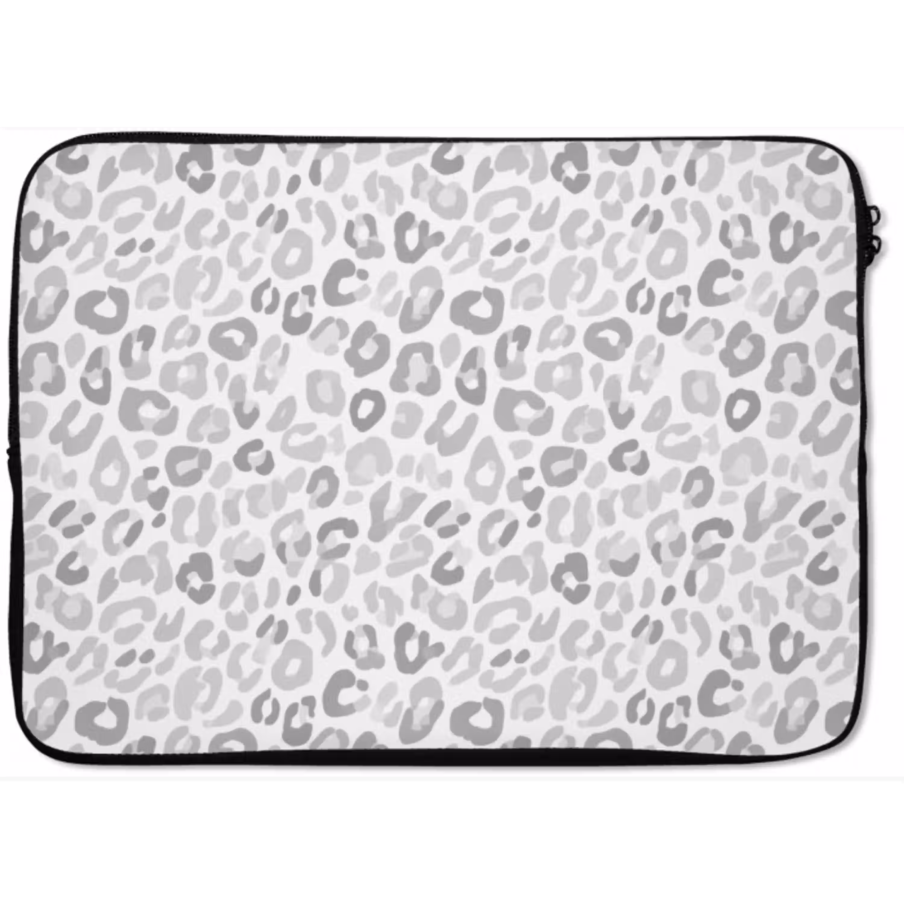 Luipaard - Motief - Grijs laptophoes neopreen klein 279 -zkaufland3dotto