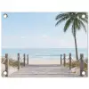 Palmbomen - Pad - Horizon tuinposter los doek klein -3d