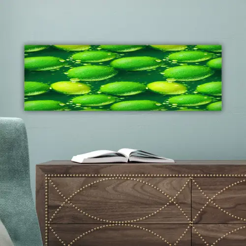 Limoen - Groen - Water canvas 2cm klein 828 -sfeer4