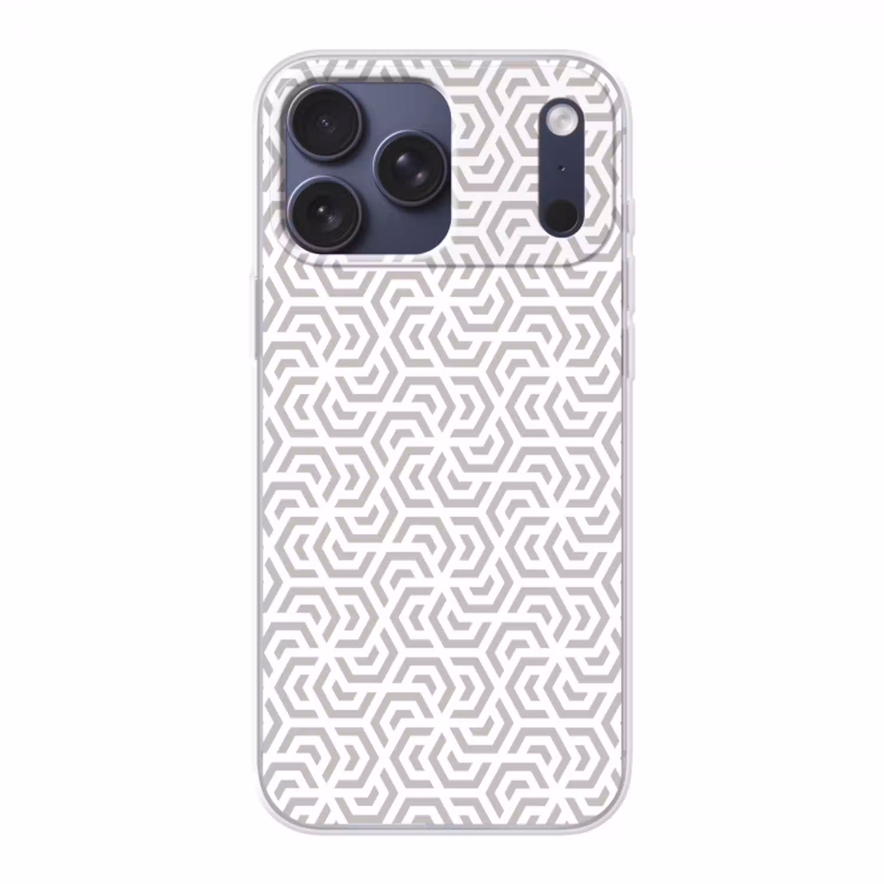 Grafisch - Patroon - Modern - Hexagon Telefoonhoesje iPhone 17 Pro Max klein 879 -3d