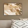 Goud - Beige - Abstract canvas 2cm klein -sfeer3