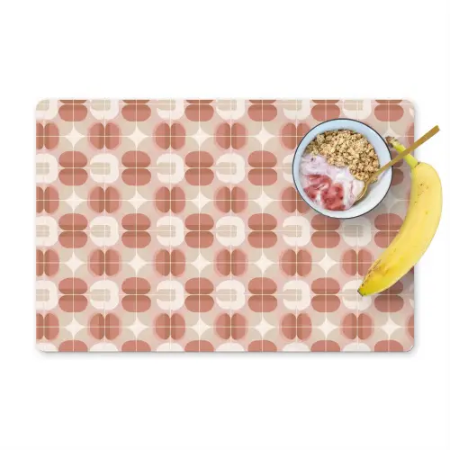 Retro - Klassiek - Roze Placemat vinyl groot 368 -zzzproduct_Kitchenyeah-website