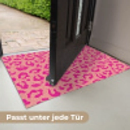 Panterprint - Roze - Dierenprint - Minimalistisch Deurmat klein -USP_DE