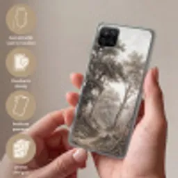 Natuur - Bos - Eik Telefoonhoesje Samsung Galaxy A12 klein -sfeer3_NL