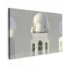 Witte koepel - Gouden Details - gebogen poort canvas 2cm klein -z3d