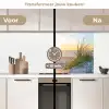 Strand - Zon - Duin - Gras - Zand - Horizon keuken achterwand 2 middel -voor-na2_NL