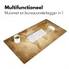 Wereldkaart - Vintage - Papyrus Muismat XXL klein -sfeer4