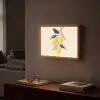 Citroenen - Felgeel - Tak - Bladeren Light Box met batterij (Wandlamp) middel -sfeer1