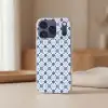 Patroon - Tegel - Blauw Telefoonhoesje iPhone 17 Pro klein 878 -sfeer2