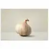 Knoflook - Natuurlijk - Beige poster papier klein -3d