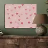 Hartjes - Patroon - Roze - Eenvoudig PET vilt klein -sfeer2