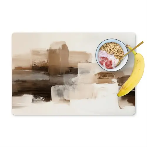 Penseelstreken - Abstract landschap - Rust Placemat vinyl groot -zzzproduct_Kitchenyeah-website