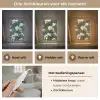 Bloemen - Takken - Wit - Klassiek Light Box met kabel (Tafellamp) klein -USP_lichtkleurNL