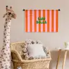 Strepen - Oranje - Verticaal - Ciao bella Wandkleed katoen klein -wsfeer5_kind