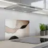 Contourlijnen - Abstracte landschap keuken achterwand spatscherm klein -3d_schuin