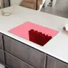Dream - 3D - Rood - Roze Inductie beschermer vinyl 3mm klein -sfeer8