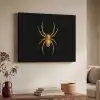 Spin - Goud - Minimalistisch - Poten Textielframe zwart klein -sfeer3