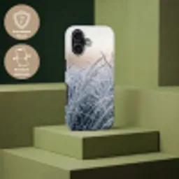 Rijp - Gras - Kristallen - Winter - Minimalistisch Toughcase MagSafe Apple iPhone 17 klein -USP_PrintM_DE
