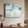 Verf - Moderne kunst - Abstract - Grijs Textielframe zwart klein -sfeer3