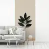 Laurierbladeren - Bloemknoppen - subtiel fotobehang vinyl groot -woonkamer