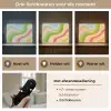 Lijnen - Pasteltinten - Golvend Light Box met batterij (Wandlamp) middel -USP_lichtkleurNL